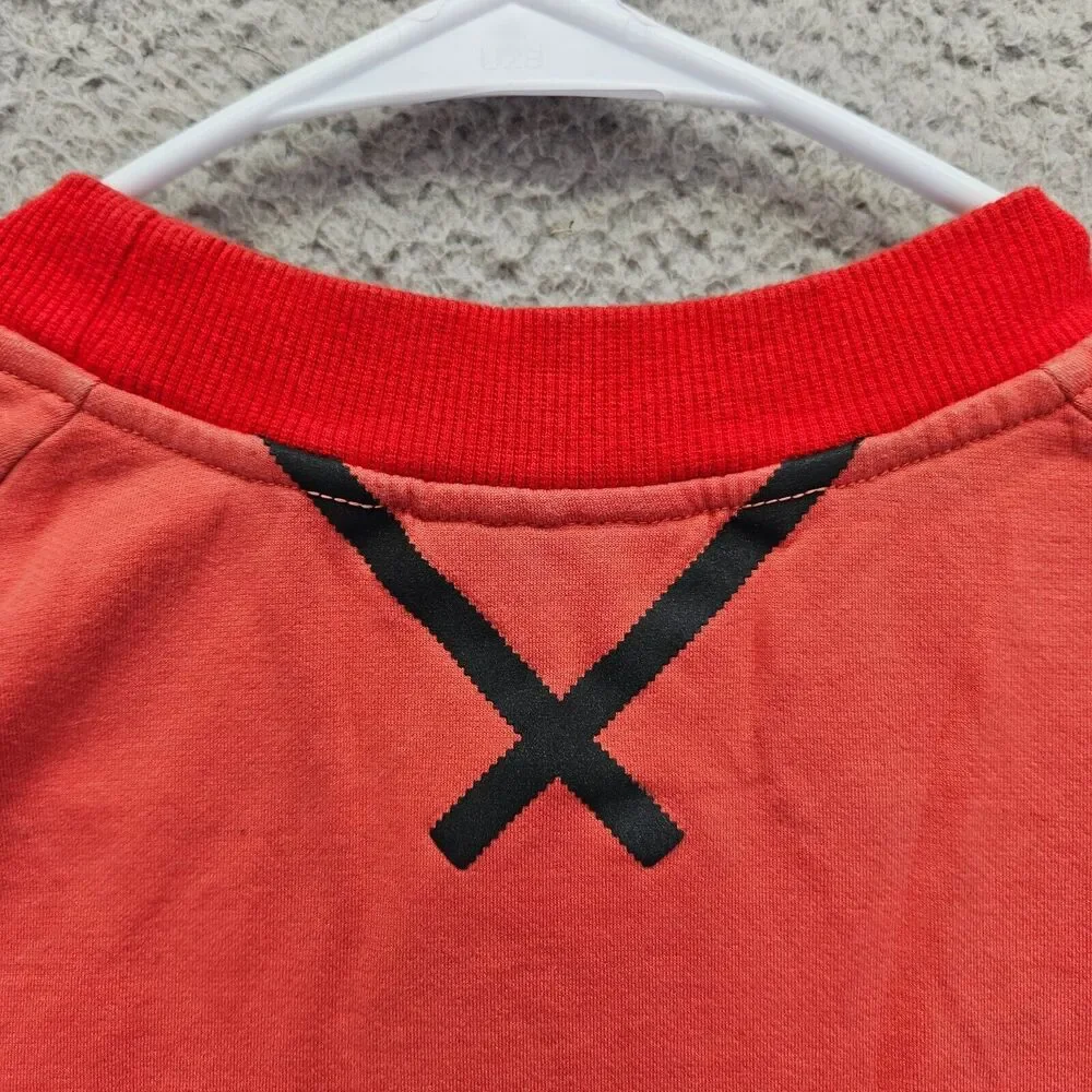 adidas Originals x Oyster Sweatshirt Mens Size Medium Red Crewneck Pullover‎
